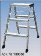 Лестницы-стремянки алюминиевые полупрофесиональные ROLLY 2x3 130068